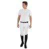 Polo de concours Ego7 homme manches courtes - Blanc