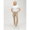 Pantalon Tommy Hilfiger Equestrian Lea full grip femme - Beige