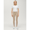 Pantalon Tommy Hilfiger Equestrian Lea grip genoux femme - Beige