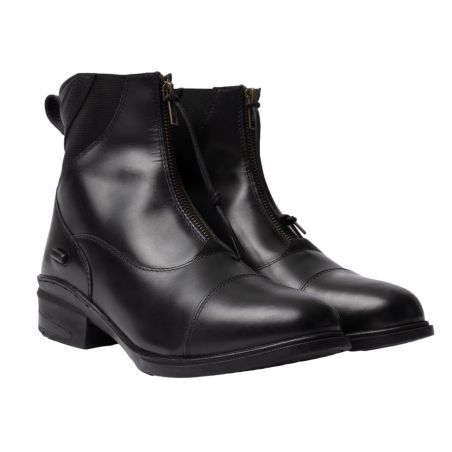 Boots jodhpur Horze Oldenburg en cuir avec fermeture éclair frontale