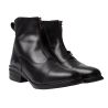 Boots jodhpur Horze Oldenburg en cuir avec fermeture éclair frontale - Noir