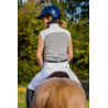 Polo concours sans manches Equithème Judith femme - Taupe
