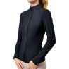 Chemise manches longues Equestrian Stockholm Performance femme - Noir
