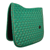 Tapis de Selle Velvet Horse Printing Dressage Kentucky - Vert