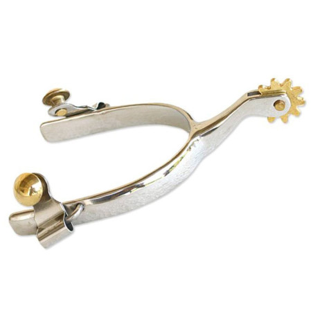 Eperons A molette Brad Ren's acier inox