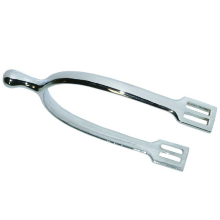 Eperons Daslö à boules nickel Homme