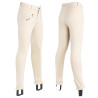 Pantalon jodhpurs Daslö enfant 4 saisons basanes en clarino - Beige
