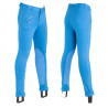 Pantalon jodhpurs Daslö enfant 4 saisons basanes en clarino - Bleu national