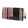 Tapis Brad Ren's Navajo et mouton - Noir