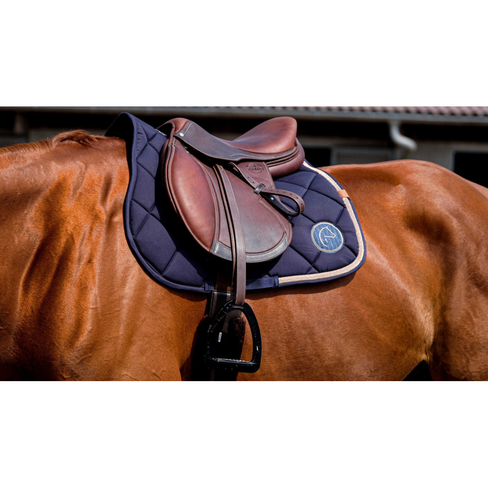 SET de tapis de selle cheval à paillettes scintillantes