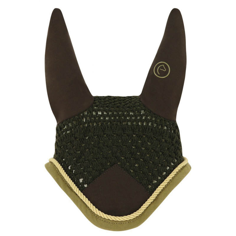 EQUITHEME Tapis Challenge Couleurs Poney Taille Equipement Cheval Orange//Choco