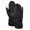 Gants hiver 3 doigts Horze isolation laine - Noir