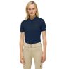 Polo manches courtes Tommy Hilfiger Equestrian femme - Desert sky