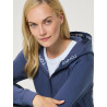 Sweat zippé à capuche Beverly Tommy Hilfiger Equestrian femme - Indigo délavé
