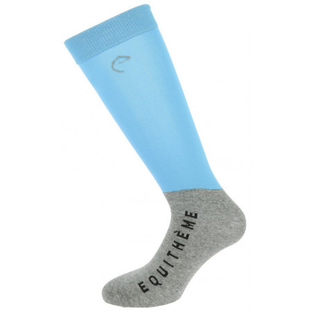 Chaussettes Equi-Theme Compet Bleu vif / gris clair