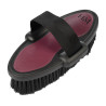 Brosse douce HKM Soft - Bordeaux / noir
