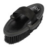 Brosse douce HKM Soft - Noir / noir