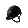 Casque HKM Lady Shield brillant - Noir / argenté