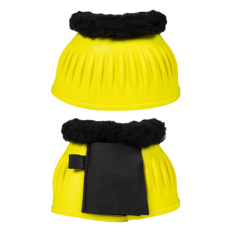 Cloches en caoutchouc HKM Atlanta Neon avec fourrure