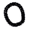 Elastique cheveux HKM Crystal - Noir
