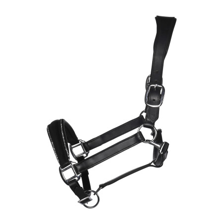 Licol en cuir HKM Glamour