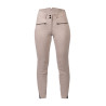 Pantalon HKM Pearl City fond intégral en silicone femme - Beige