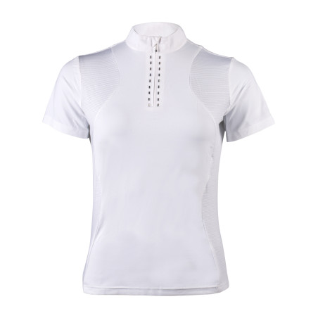 Polo de concours HKM Glam manches courtes femme