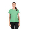 T-Shirt HKM Sporty Mesh femme manches courtes - Vert