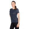 T-Shirt HKM Sporty Mesh femme manches courtes - Bleu profond