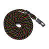 Longe HKM Neon Flash avec crochet anti-panique - Noir