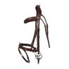 Bridon Signature sport by Antares muserolle combinée - Marron