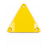 Triangle arrière pour casque Antares collection - Glossy Jaune