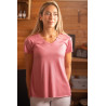 T-shirt Pénélope Juline - Framboise
