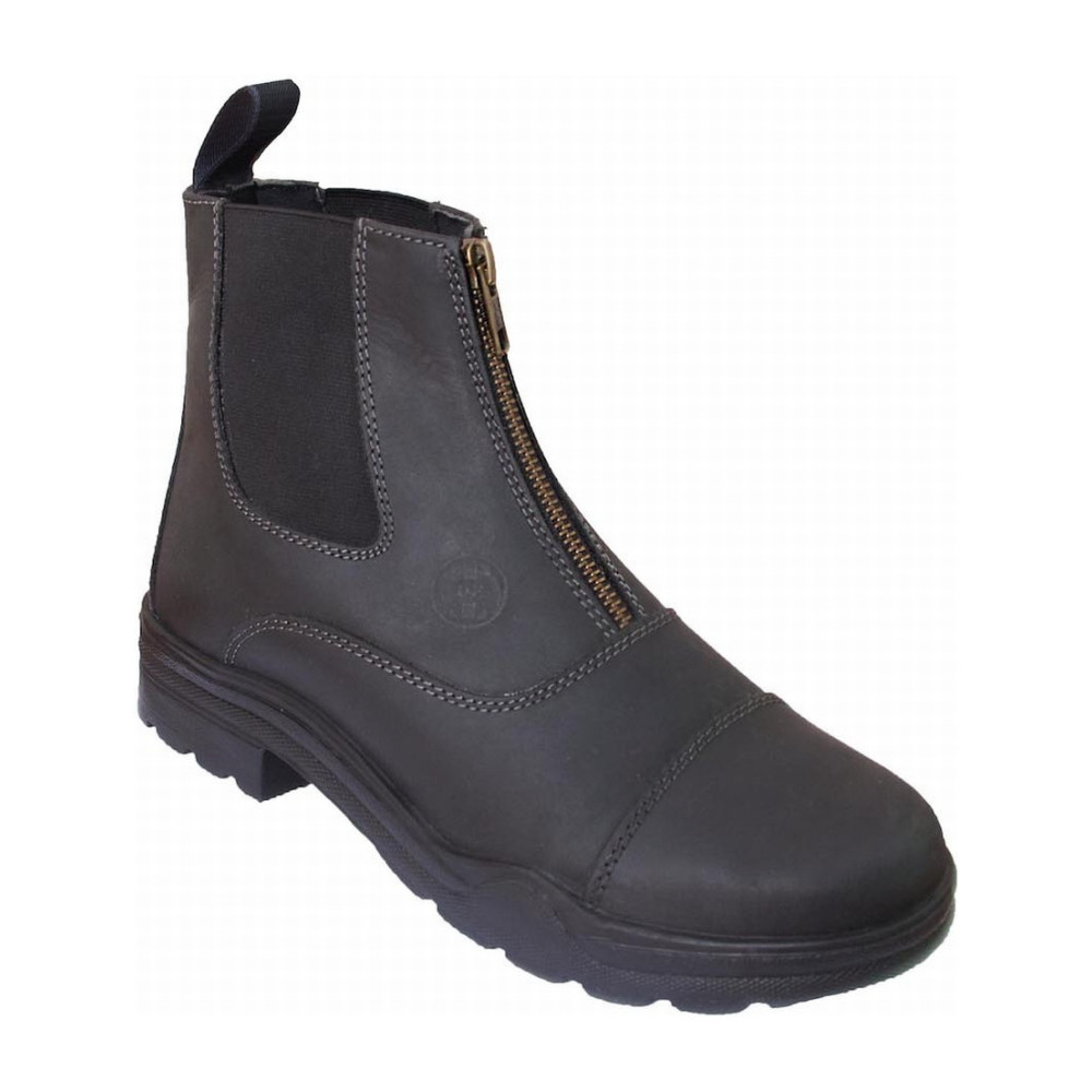 Bottes Paddock Zippées Saxon Syntovia - Femme, Taille US 7, Occasion
