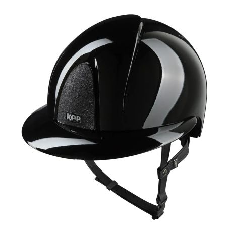 Casque Kep Smart Nova métal polish noir star visière polo