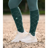 Chaussettes d'équitation ELT Argyle - Vert pin