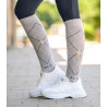 Chaussettes d'équitation ELT Argyle - Gris chrome
