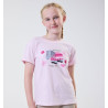 T-shirt enfant Horseware Crafty Pony - Rose Horseware