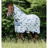 Chemise anti-mouches Horseware Amigo Bug Rug Plus - Motif libellule / argent / bleu / sauge