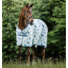 Chemise anti-mouches Horseware Amigo Bug Rug - Motif libellule / argent / bleu / sauge