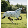 Chemise anti-mouches Horseware Amigo Bug Rug XL Plus - Motif libellule / argent / bleu / sauge