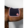 Tapis de selle Harcour Soft - Marine / pamplemousse