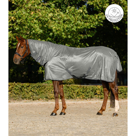 Couverture anti-mouches Waldhausen FlyControl avec couvre-cou