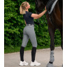 Pantalon d'équitation ELT Comfort Ride en silicone - Gris chrome
