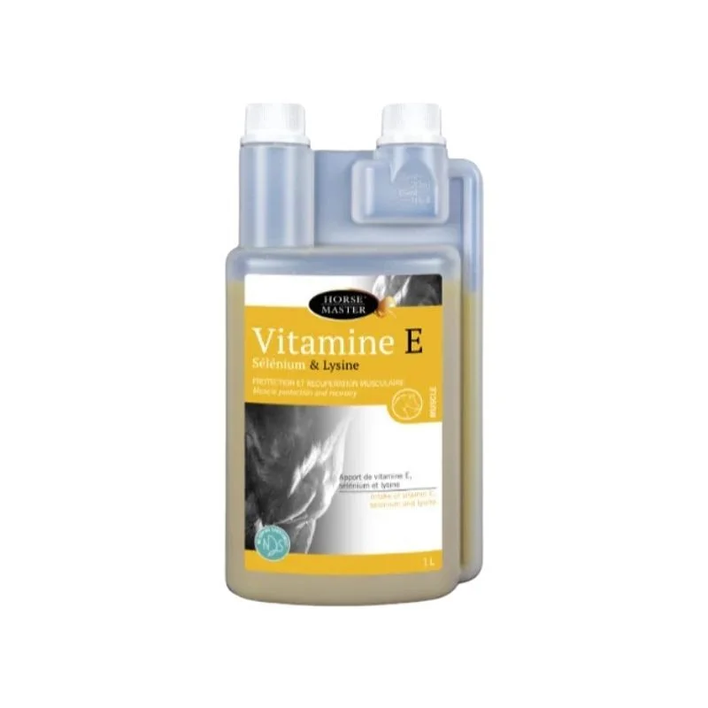 Vitamine E, Sélénium et Lysine Horse Master liquide