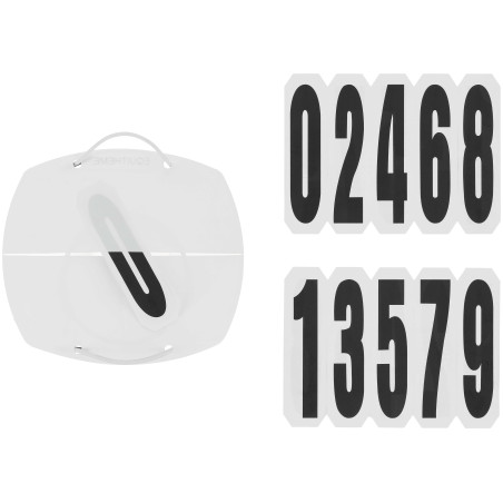 Numéro de départ 4 chiffres Equithème Rectangle
