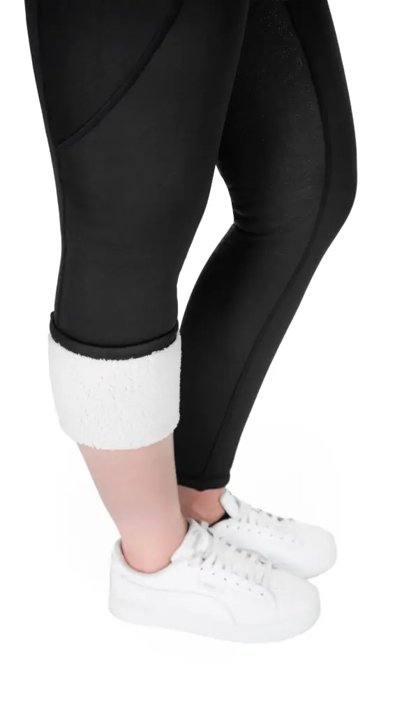 Legging Je t'aime Equithème Neva enfant Noir Legging Je t'aime Equithème Neva enfant Noir