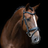 Bridon anglais Imperial Riding combinée Sleek - Noir