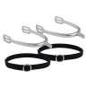 Éperons enfant Imperial Riding Basic 15 mm bout carré - Argent