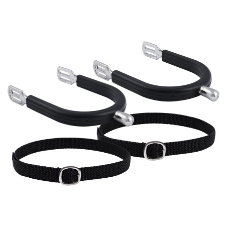 Éperons homme Imperial Riding Basic 20 mm avec revêtement silicone